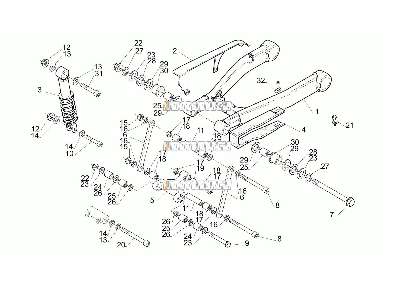 Bras oscillant