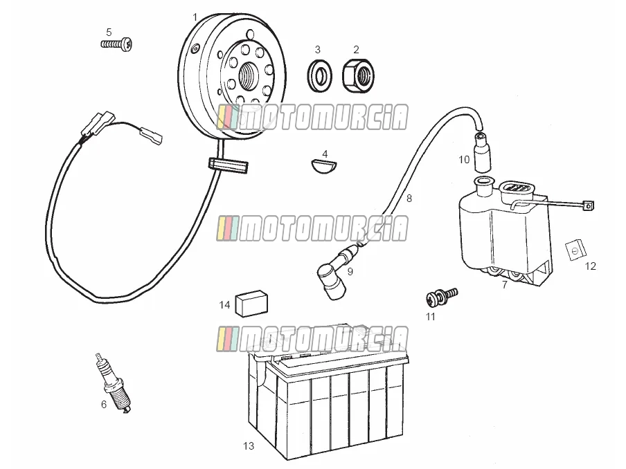 Cdi magneet assy