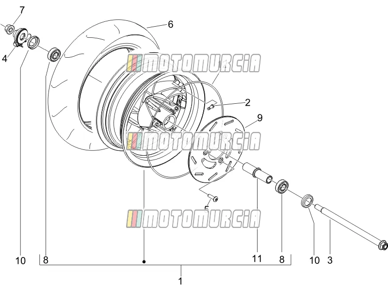 Roue avant