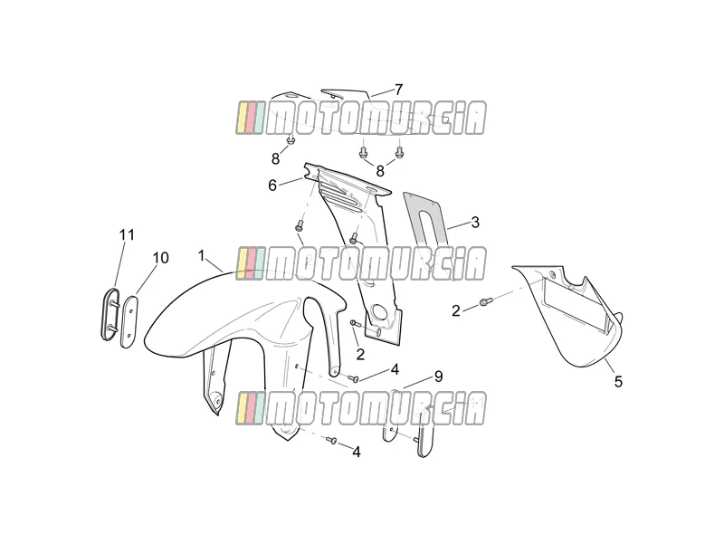 Front Body - Front Mudguard