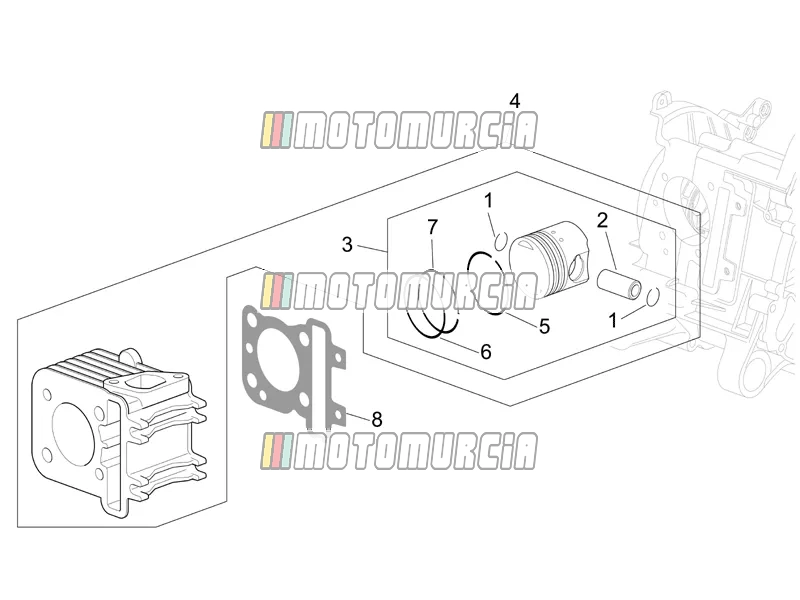 Motor » cilinder - zuiger