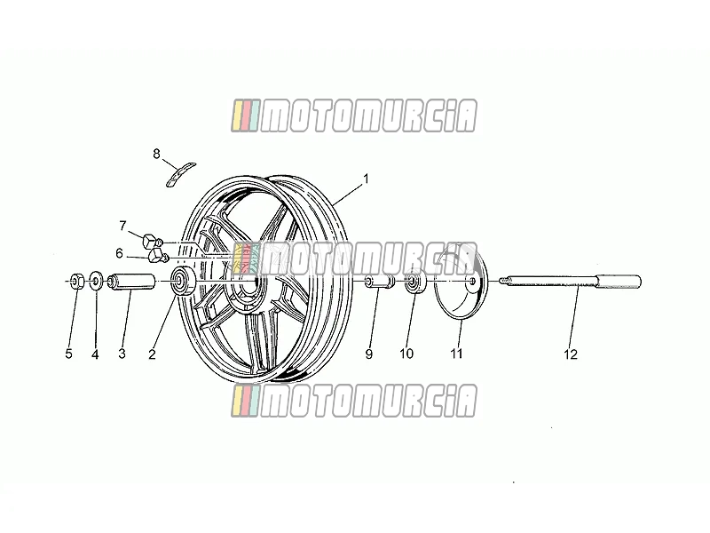 Roue arrière