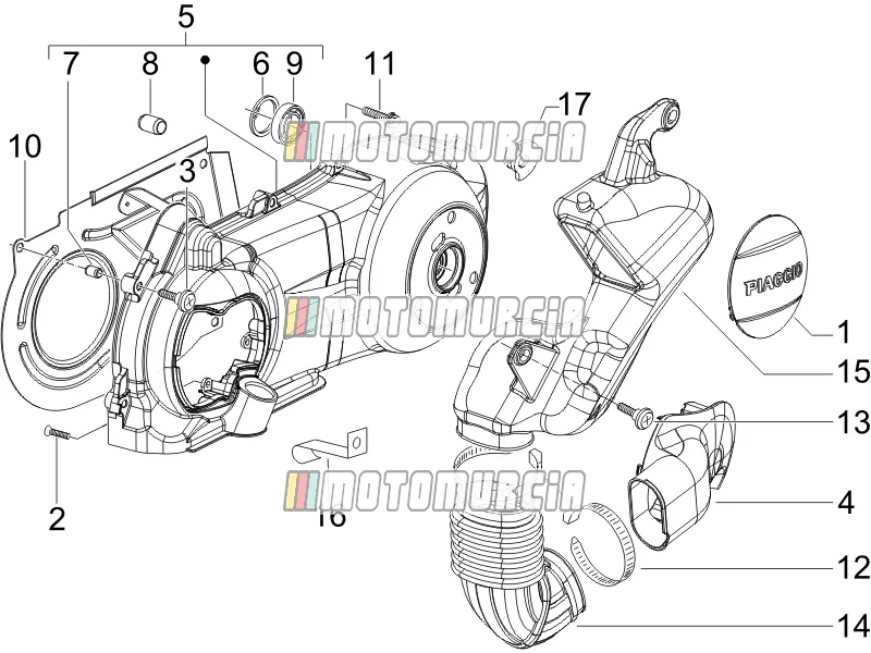 Crankcase Cover - Crankcase Cooling