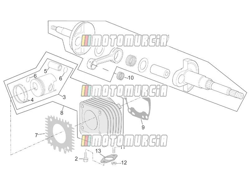 Motor » cilinder - zuiger
