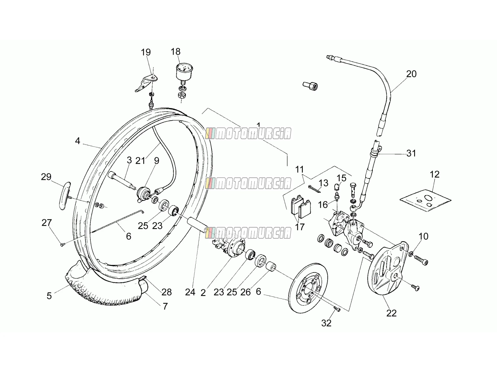Roue avant