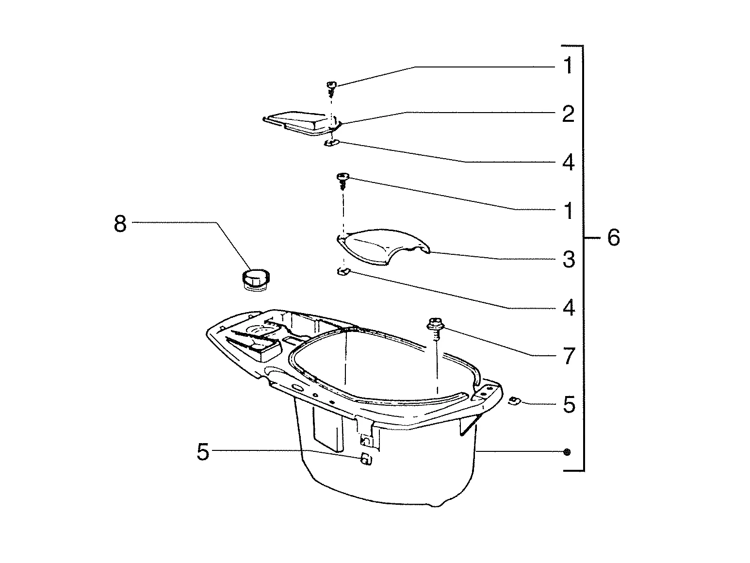 Compartiment pour casque