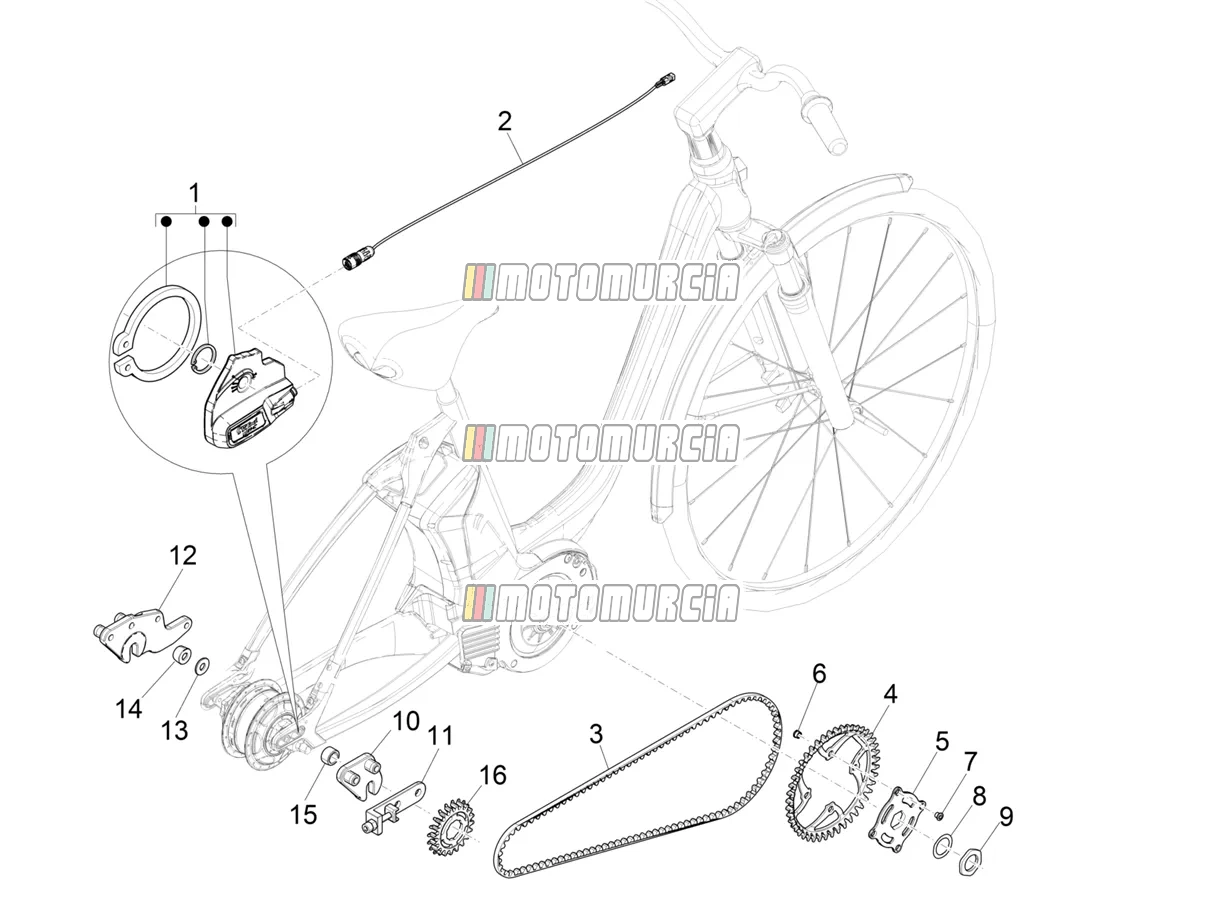 Versnellingspook (nuvinci elektrisch)