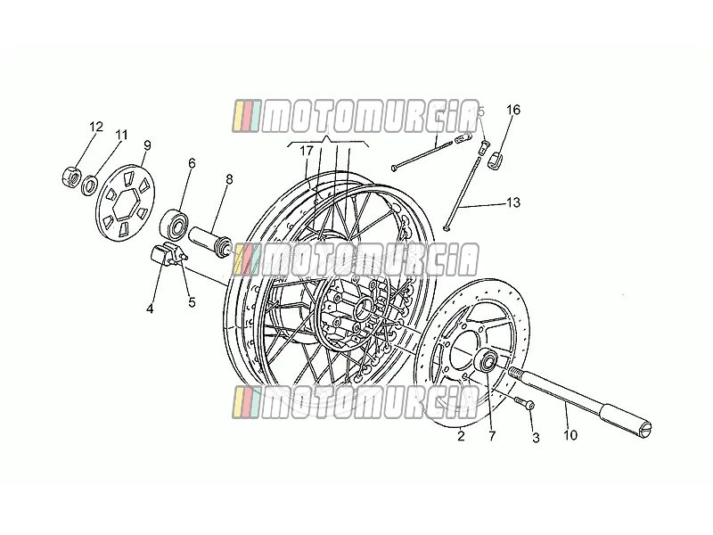 Roue arrière