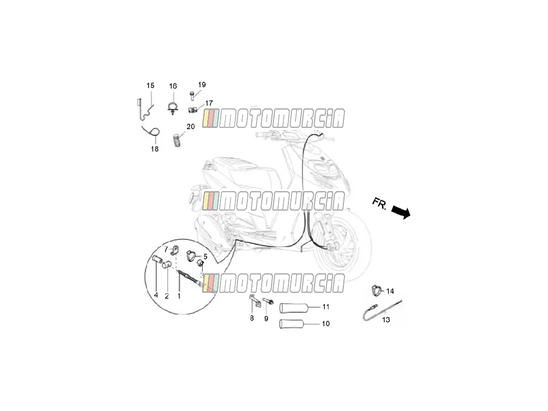 Transmissies-achterrem-snelheidsmeter (kms)