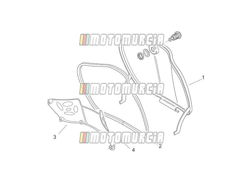Frame » centraal lichaam i - handschoen comp.deur