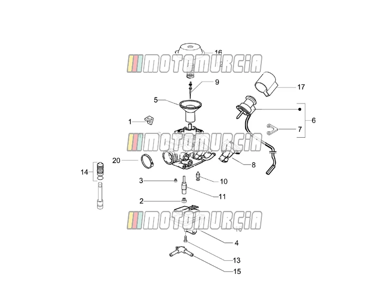 Composants du carburateur