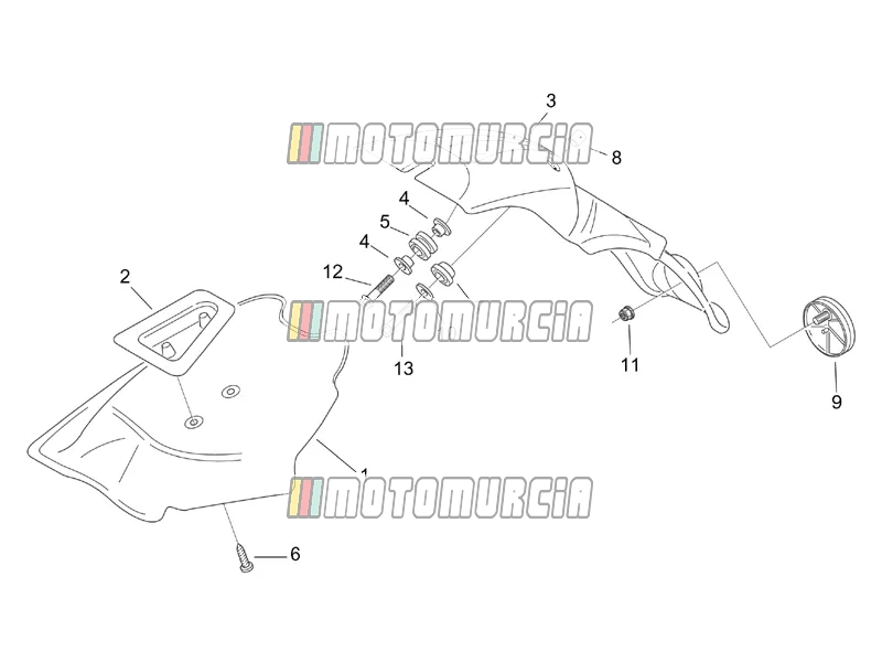 Frame » achterlichaam iii - spatbord