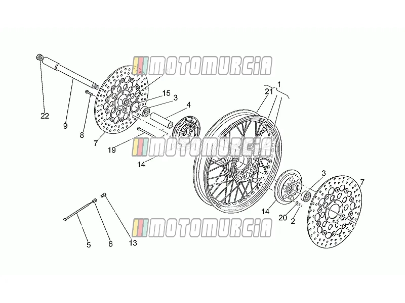 Roue avant kd131645>