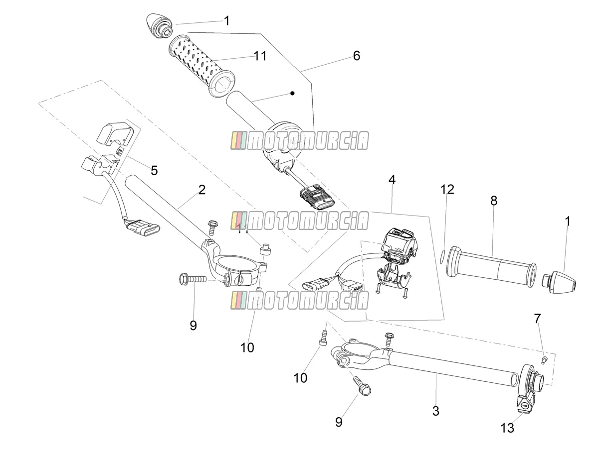 Guidon - commandes