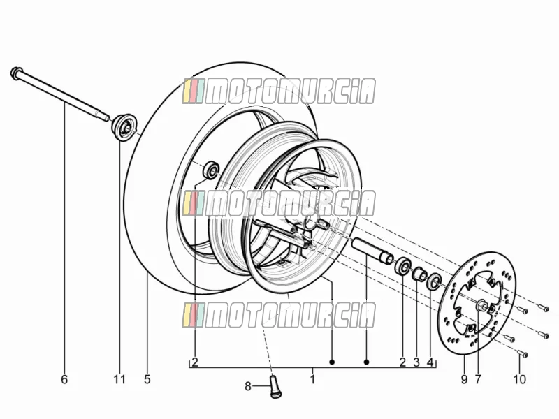 Roue avant