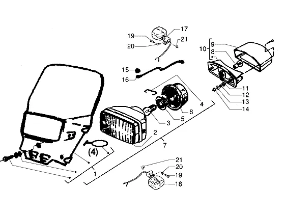 Scheinwerfer und Blinker