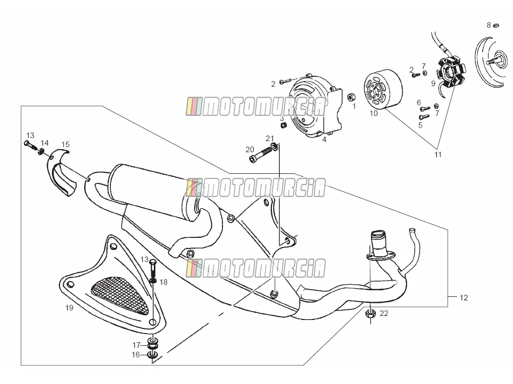 Cdi magneto conjunto