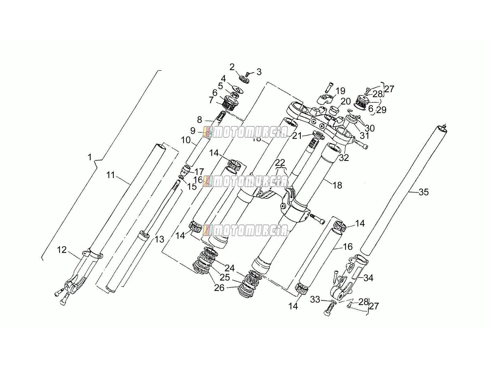 Fourche avant r