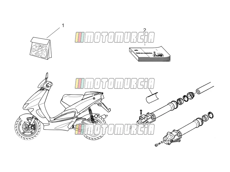 Jeu de décalcomanies techniques
