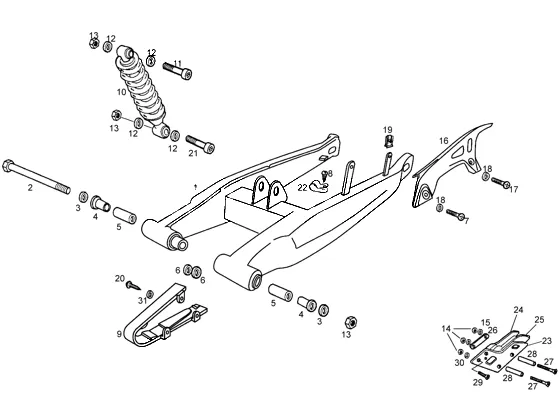 Swing Arm-shock Absorber