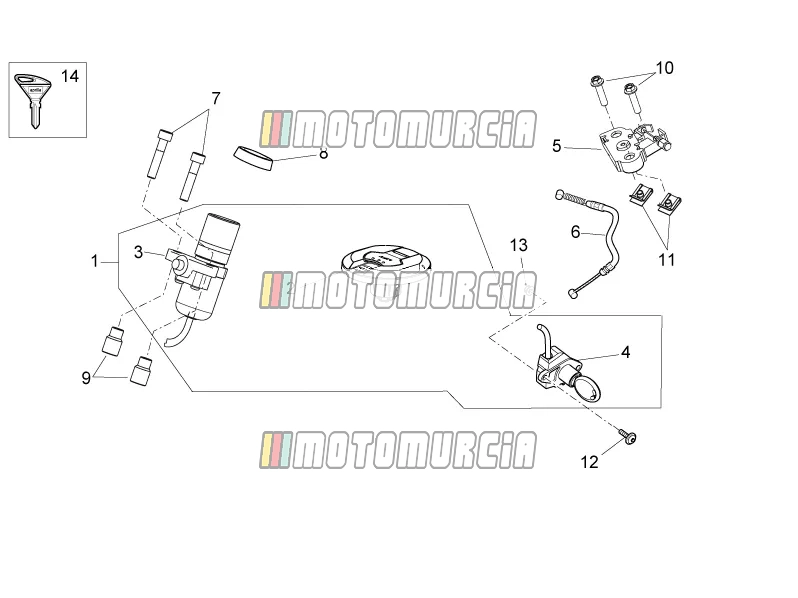 Hardwarekit voor slot