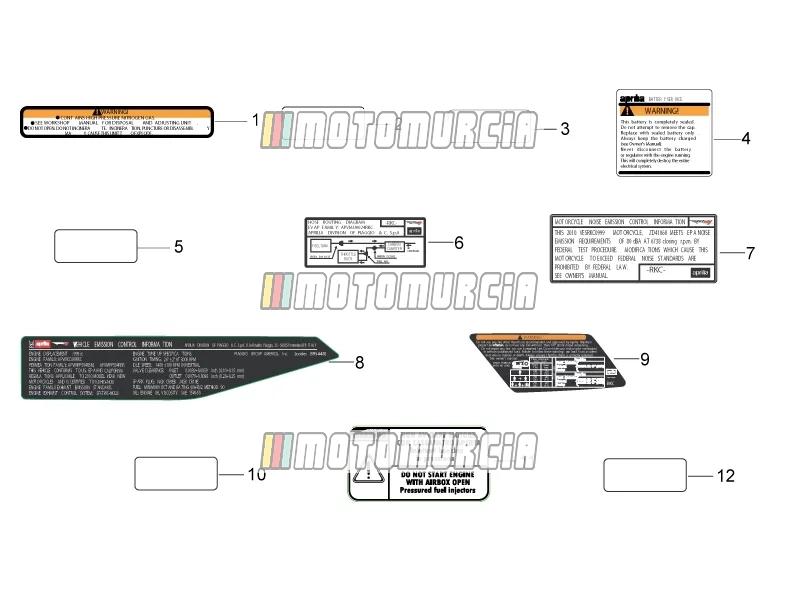 Platenset en sticker