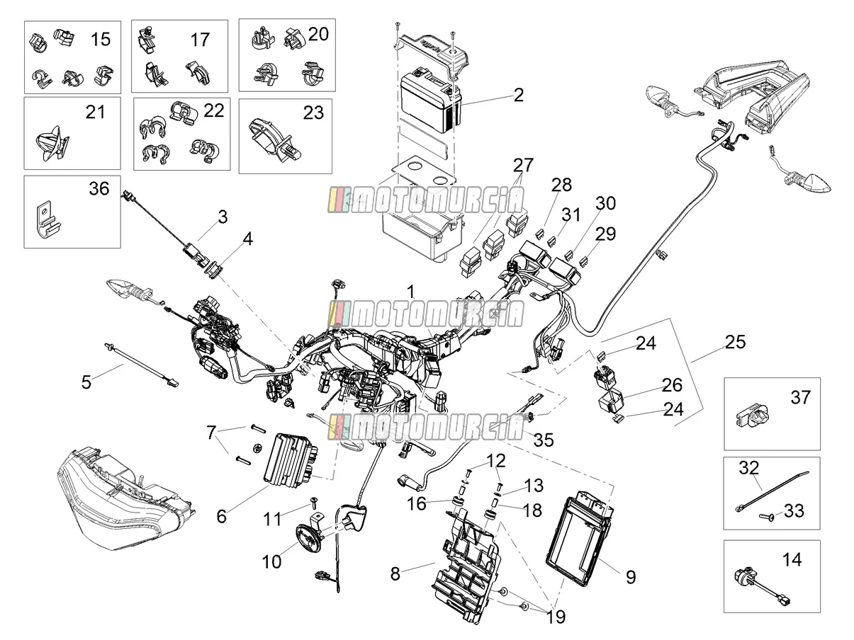Système électrique avant