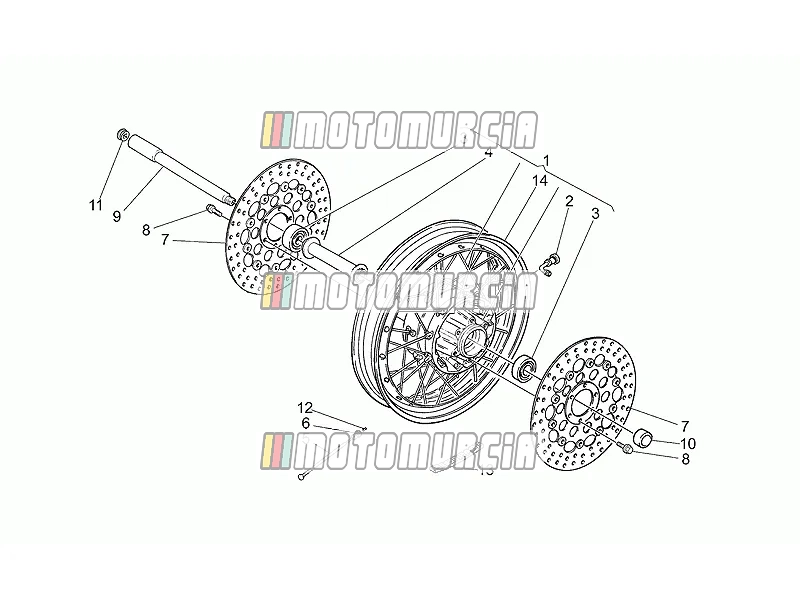 Roue avant