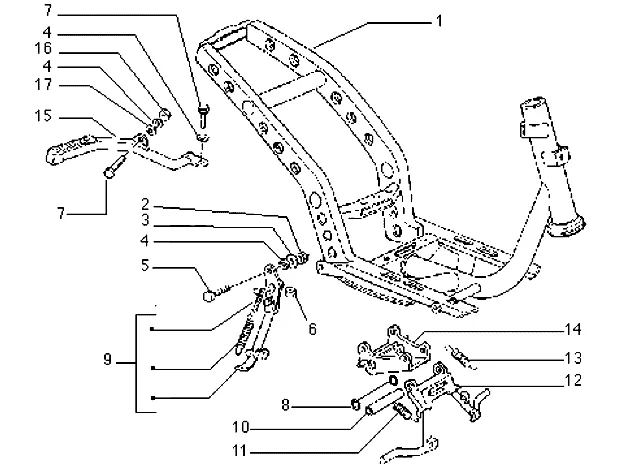 Chassis-centrale standaard