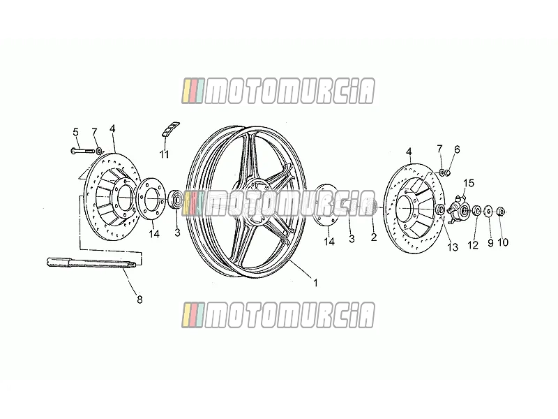 Roue avant
