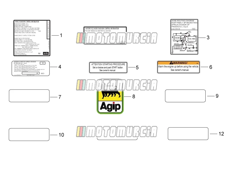 Technische sticker