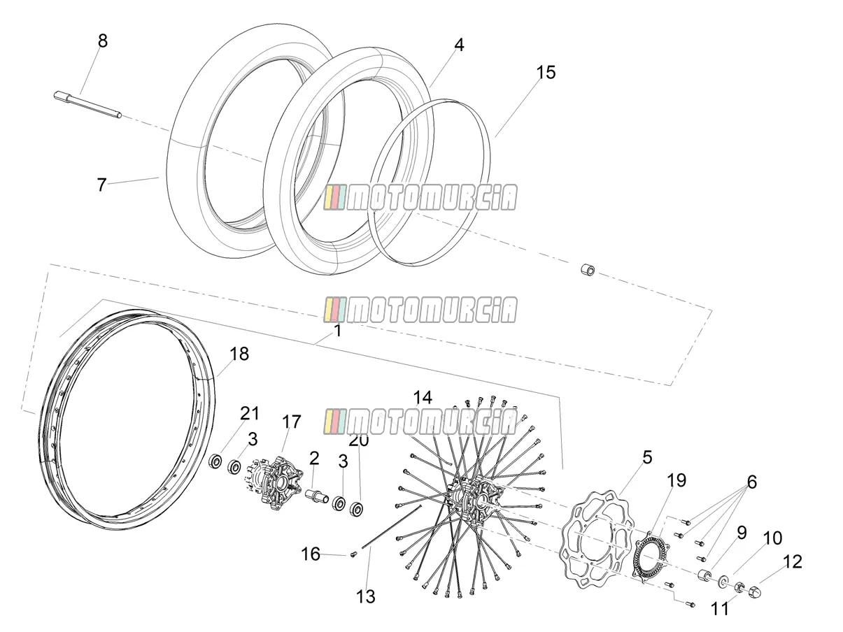 Roue avant