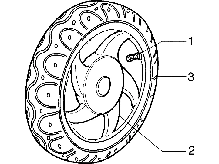 Roue avant