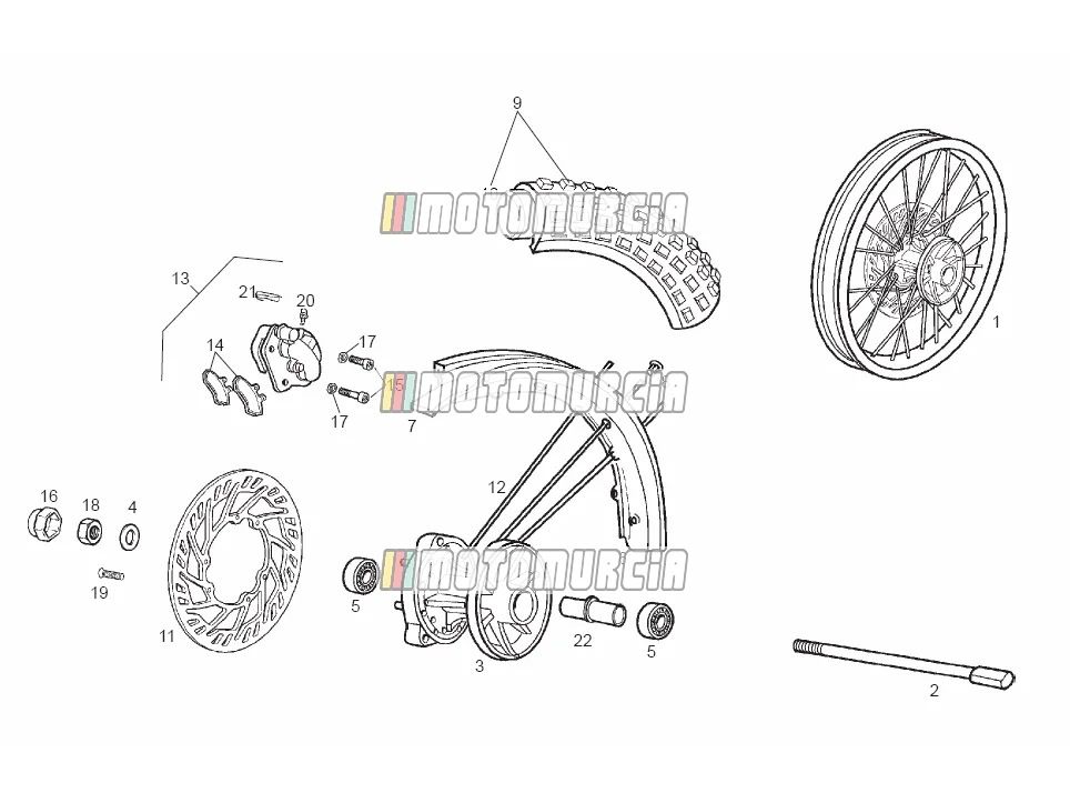 Roue avant