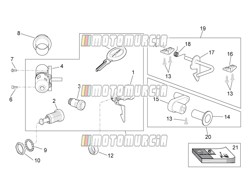 Frame » sticker - hardwarekit voor slot