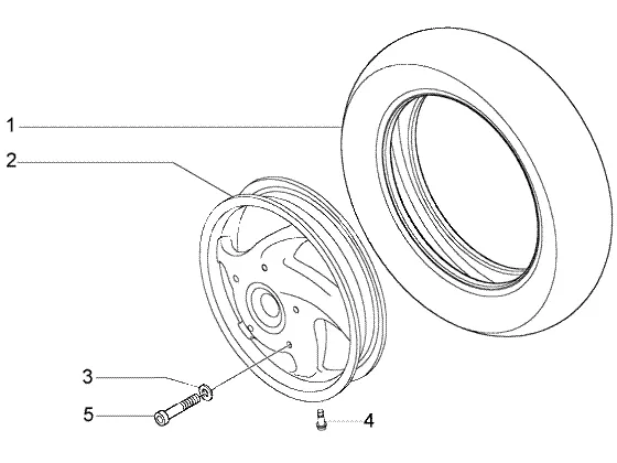 Roue avant
