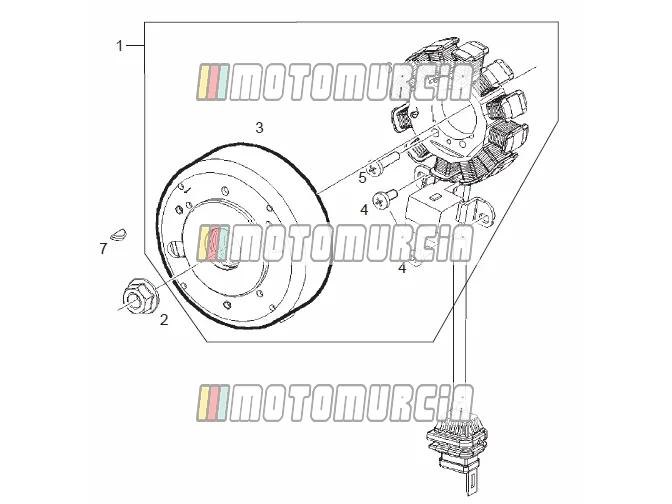 Cdi magneet assy