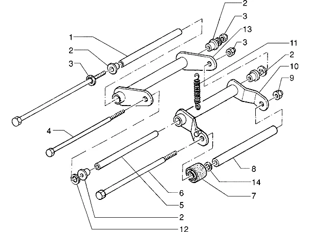 Bras oscillant