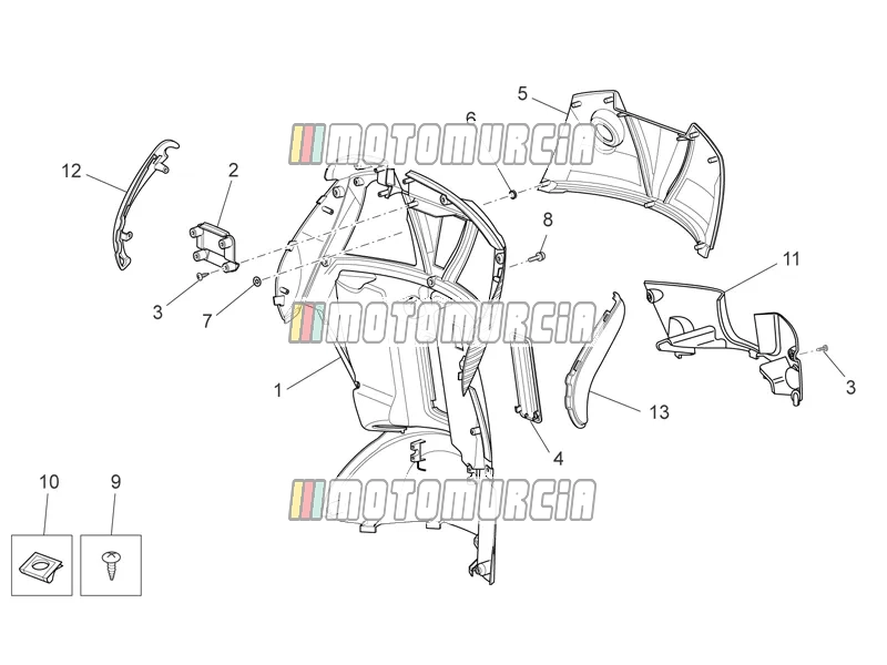 Frame » voorkant body - intern schild