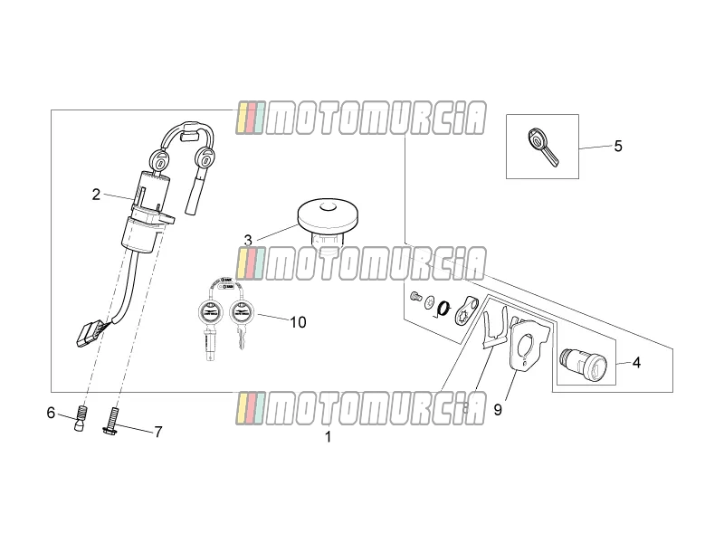 Hardwarekit voor slot