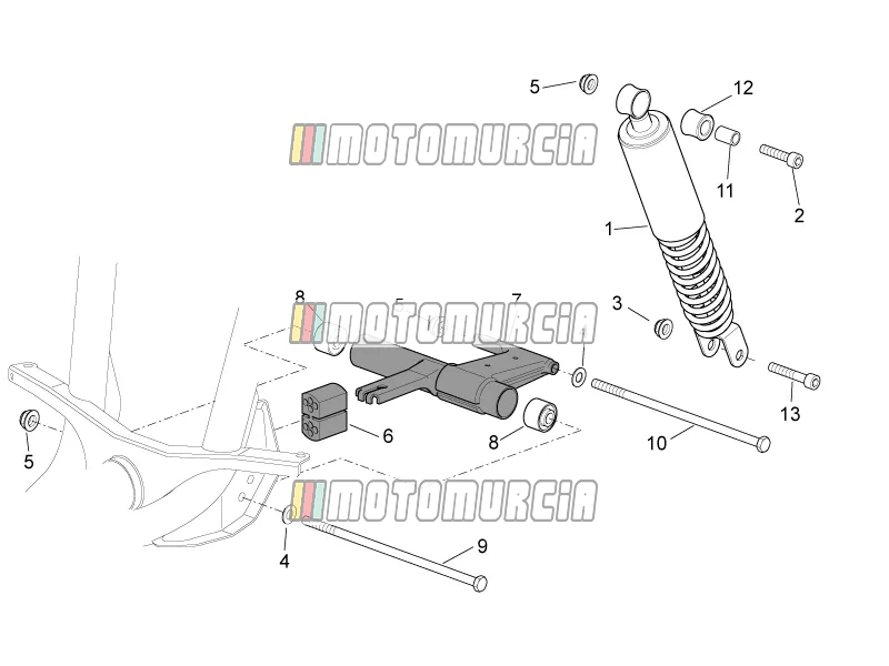 Frame » r.shock absorber-connect. hengel
