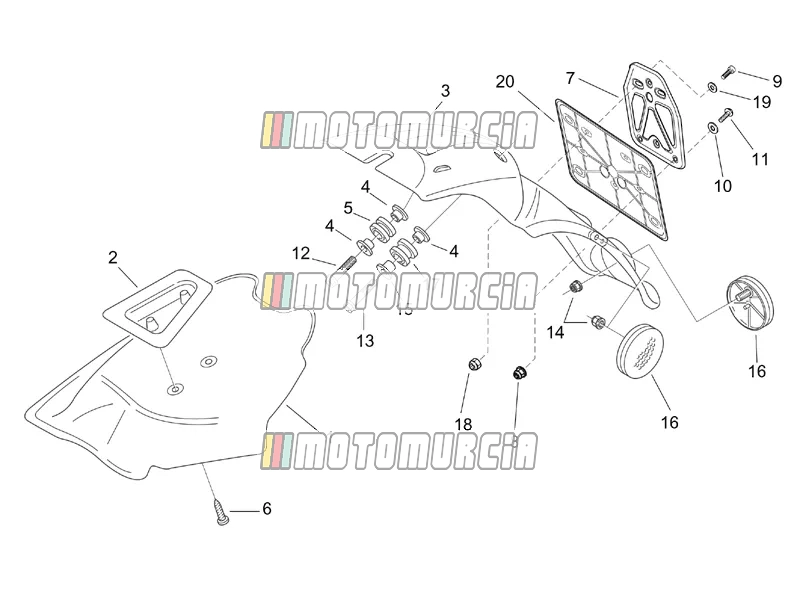 Frame » achterlichaam iii - spatbord