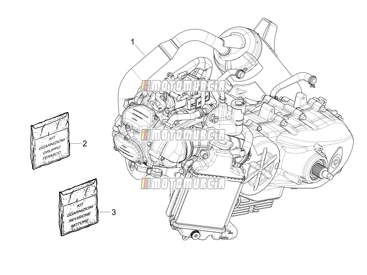 Motor, montage
