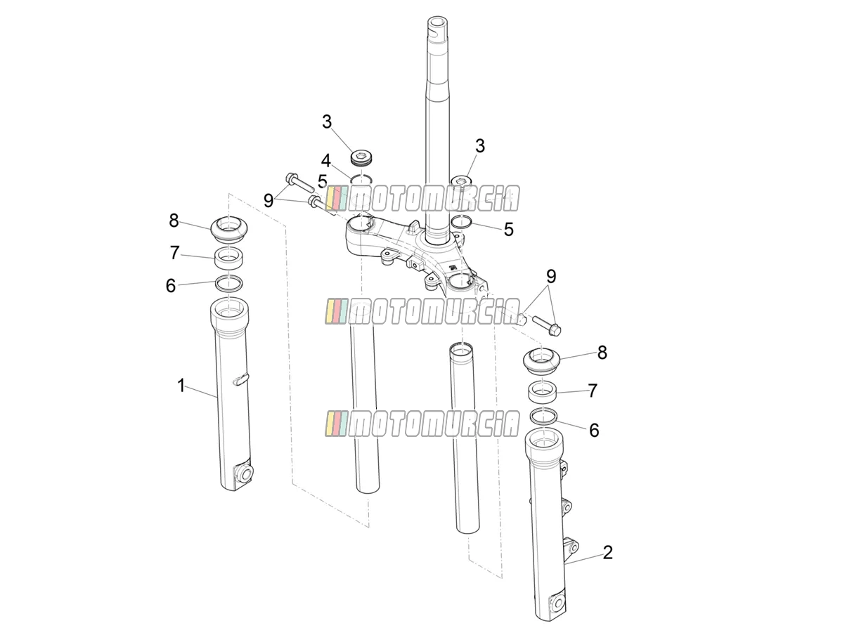 Fork's Components (kayaba)
