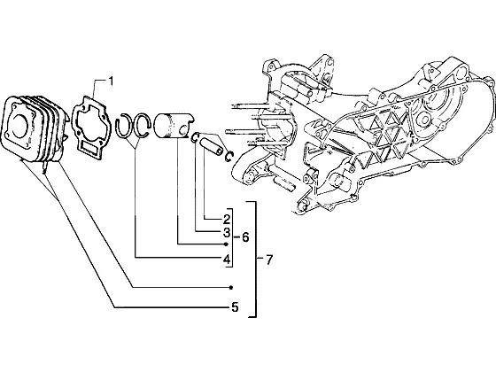 Axe de cylindre-piston-poignet, ens. (v?hicule avec frein ? tambour arri?re)