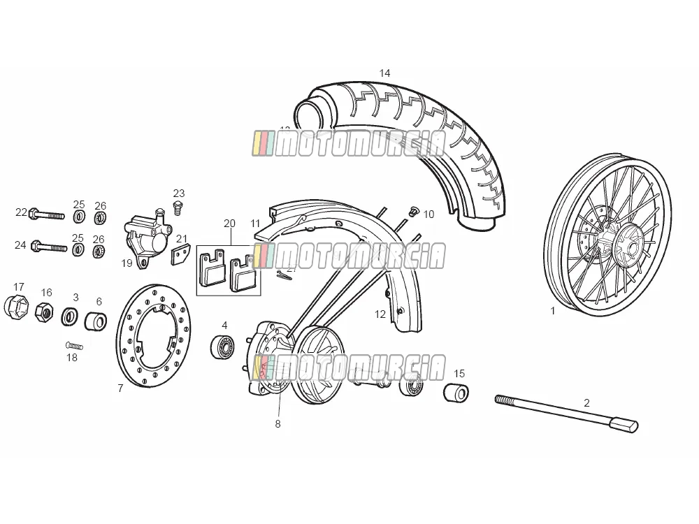 Roue avant