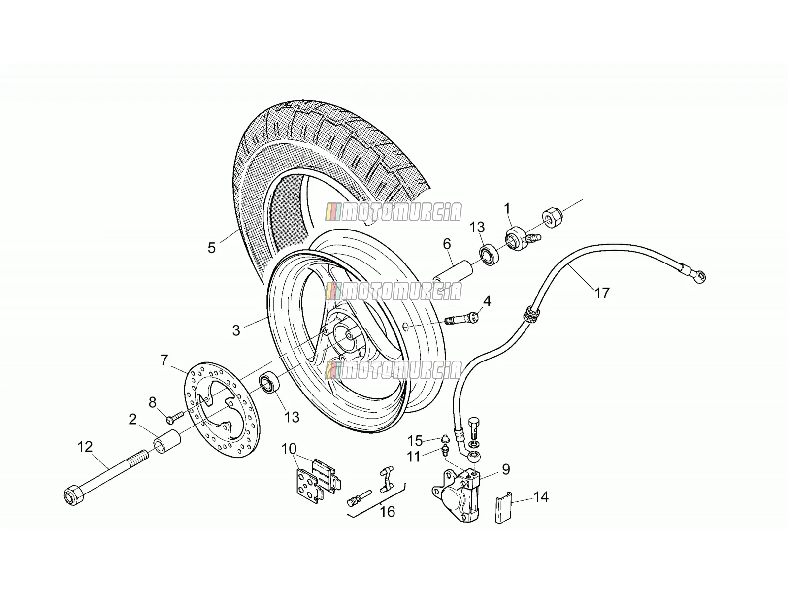 Roue avant