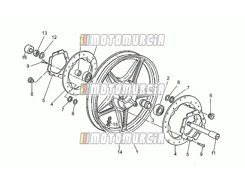 Roue avant