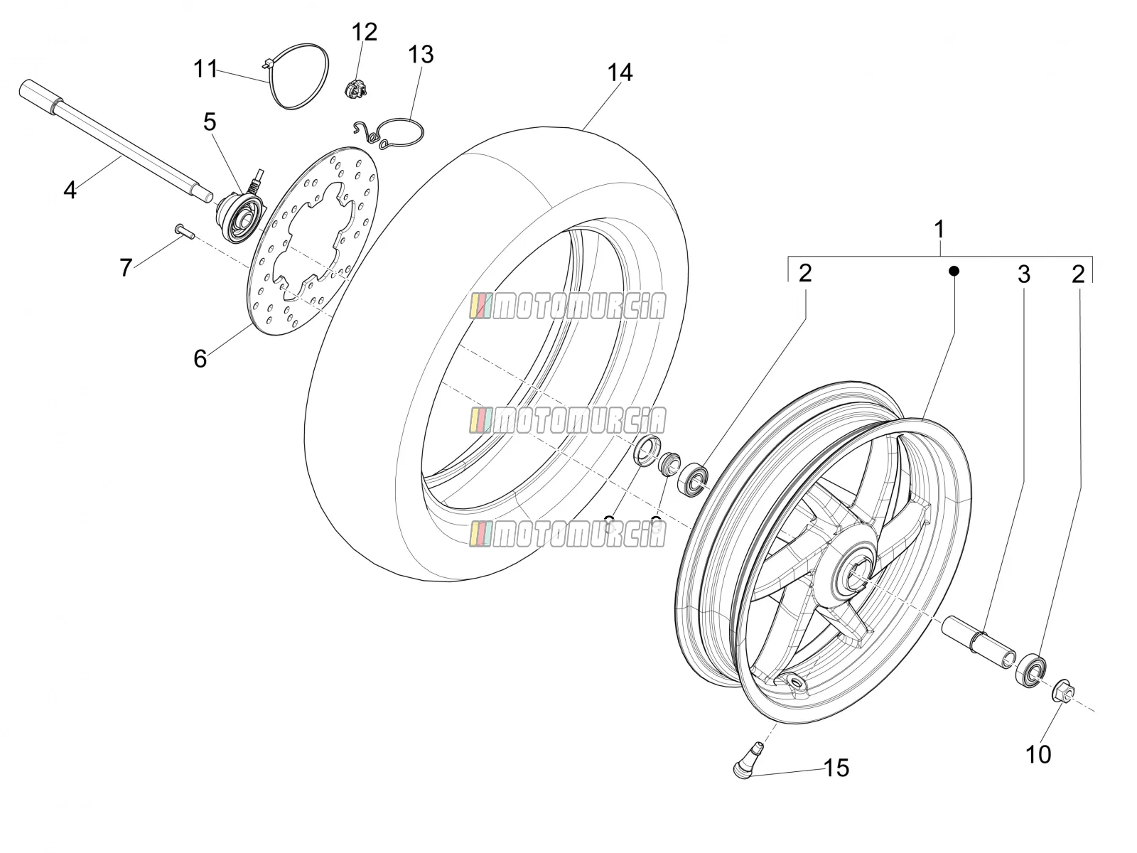 Roue avant
