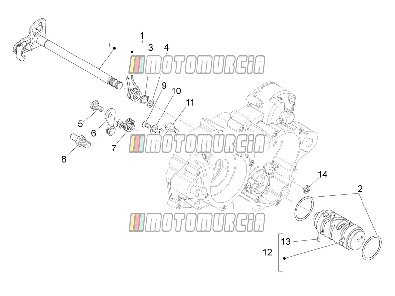 Gear Box / Selector / Shift Cam